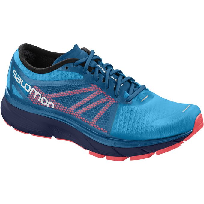 Chaussure Running Salomon Homme Bleu / Bleu Marine - Salomon SONIC RA - France (5921-NYZBG)